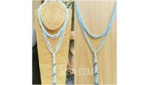 multiple strand beads bluesky necklaces double wrist